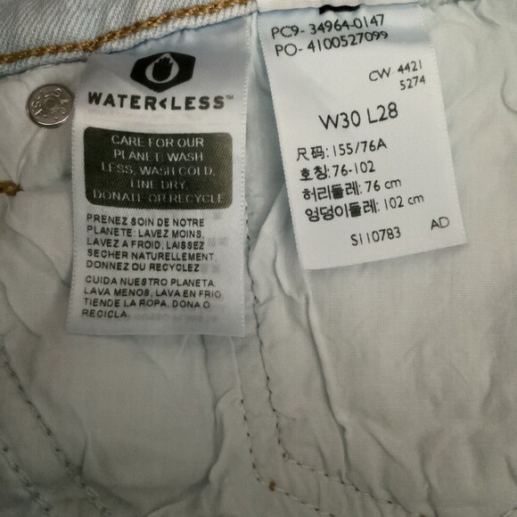 Levi’s Premium Jeans Size 30 Light Blue Wedgie Straight High Rise - Picture 9 of 12